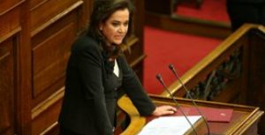 Ομιλία της Ντόρας Μπακογιάννη στη συνεδρίαση της Βουλής για τις προγραμματικές δηλώσεις