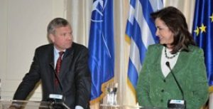 Δηλώσεις της Ντόρας Μπακογιάννη μετά τη συνάντησή της με τον Γ.Γ. του ΝΑΤΟ κ. Γιαπ ντε Χοπ Σέφερ