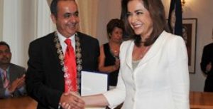 Δηλώσεις της Ντόρας Μπακογιάννη στην Πάφο