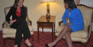 Δηλώσεις της Ντόρας Μπακογιάννη και της Κοντολίζα Ράις στη Νέα Υόρκη μετά τη συνάντησή τους