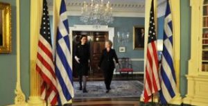 Δηλωσεις στην Ουάσινγκτον ύστερα από τη συνάντηση με τη Χίλαρι Κλίντον