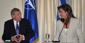 Δηλωσεις της Ντόρας. Μπακογιάννη και του ΓΓ του ΝΑΤΟ μετά τη συνάντησή τους στην Αθήνα