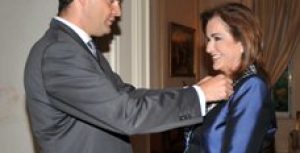 Αντιφώνηση μετά την απονομή του παρασήμου της Γαλλικής Δημοκρατίας.