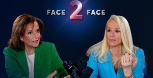 Η Ντόρα Μπακογιάννη στο “Face2Face” και τη δημοσιογράφο Κατερίνα Παναγοπούλου στα Τanea.gr